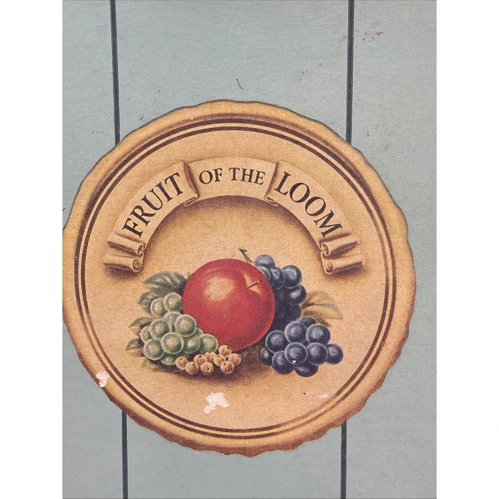 Vintage 50's Fruit Of The Loom Underwear Tee Shirts Box Original Factory Issue